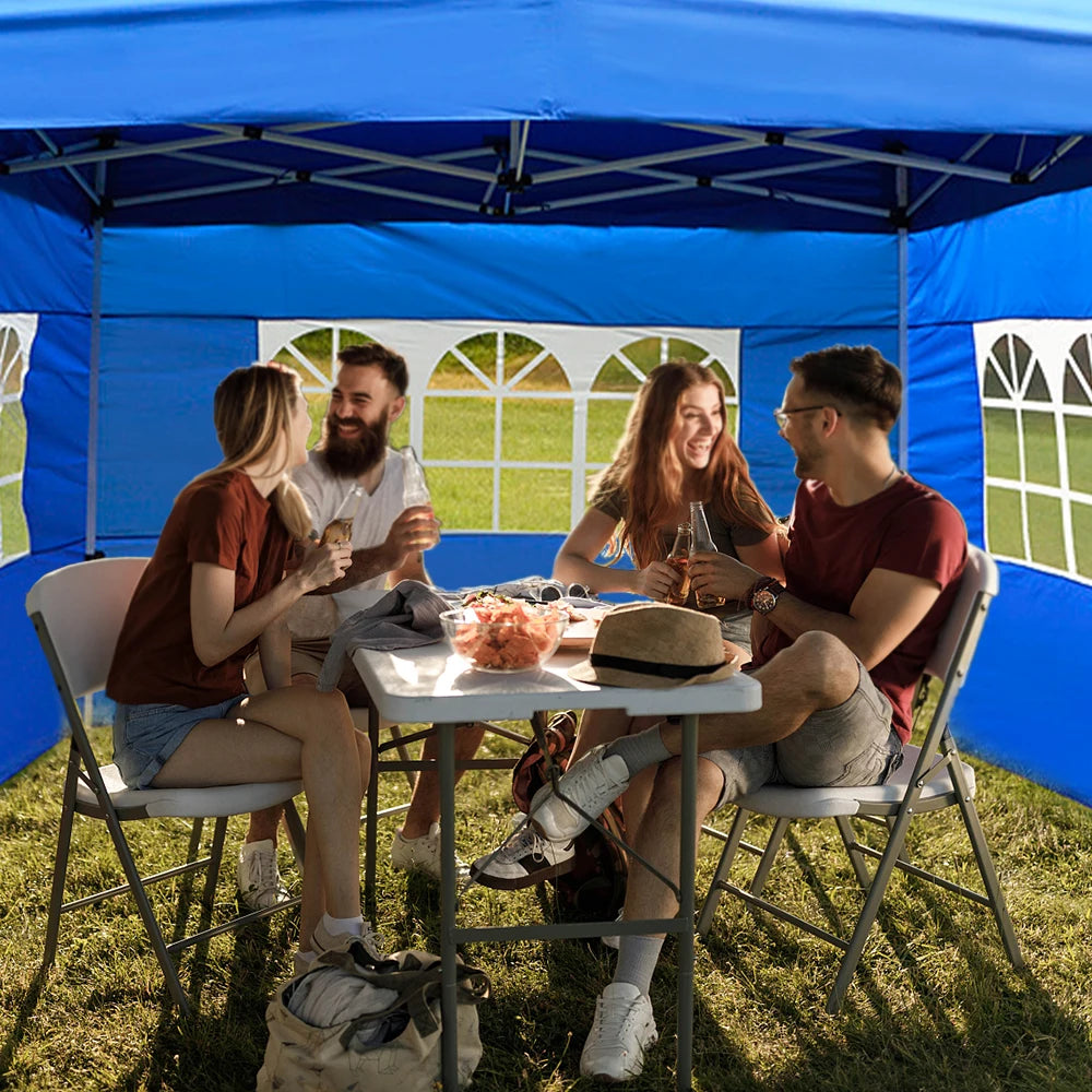Outdoor Tent Sidewall with Window – Waterproof, Wear-Resistant, UV-Resistant Curtain for Camping Tents