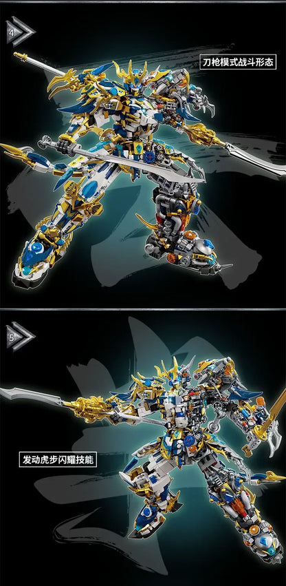 Mech WUKONG Monkey King Building Block Toy Set – ZHAOYUN Robot Hero DIY Bricks for Kids & Boys Gifts