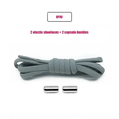 Elastic No-Tie Shoelaces - Quick Slip-On Stretch Shoe Laces for Kids & Adults