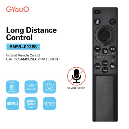 BN59-01388 Universal Smart TV Remote for Samsung LED LCD, Compatible with All Smart TVs, Netflix & Prime Video Buttons