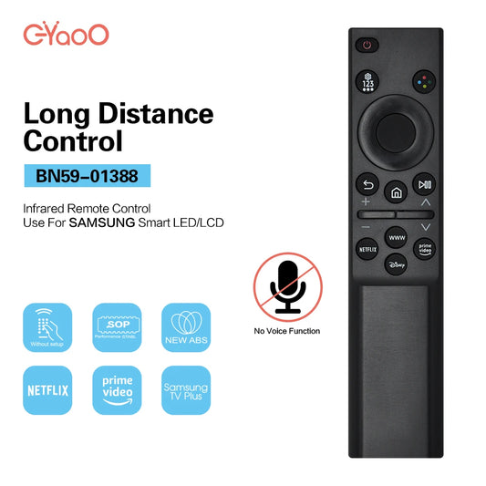 BN59-01388 Universal Smart TV Remote for Samsung LED LCD, Compatible with All Smart TVs, Netflix & Prime Video Buttons