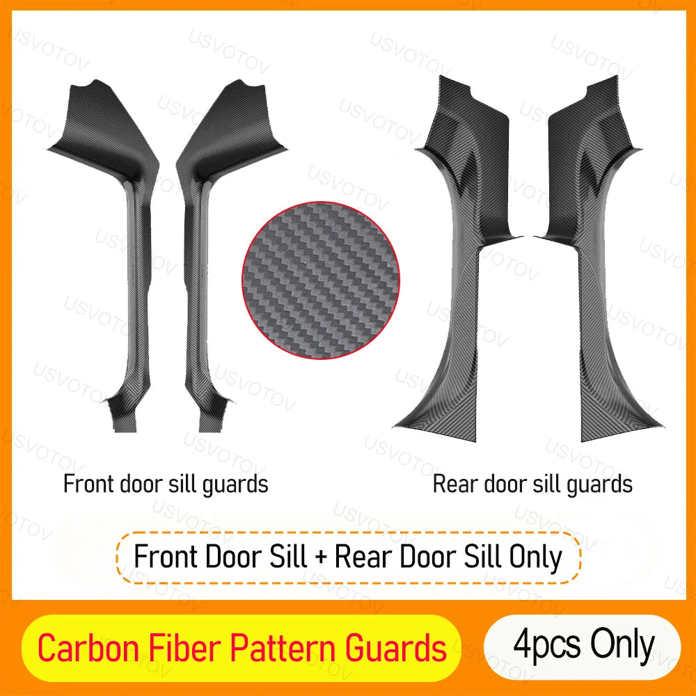 Tesla Model YL 2026 Door Sill Protectors – Anti-Kick Guards, Seat Rail Pads and Trunk Side Cover Mats