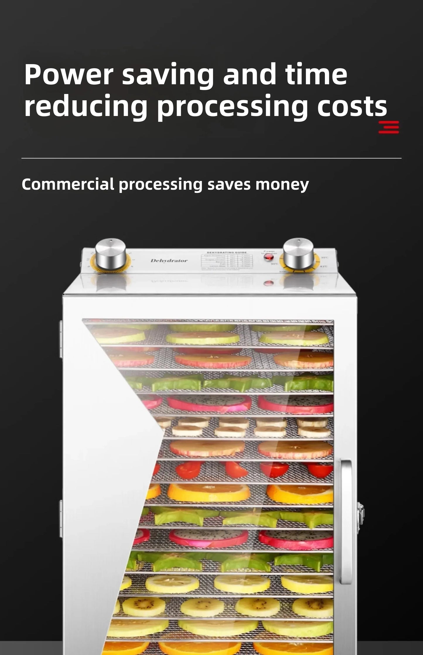 Beef Jerky & Fruit Dehydrator – Air Drying Machine for Snacks, Fruits, Vegetables & Pet Treats