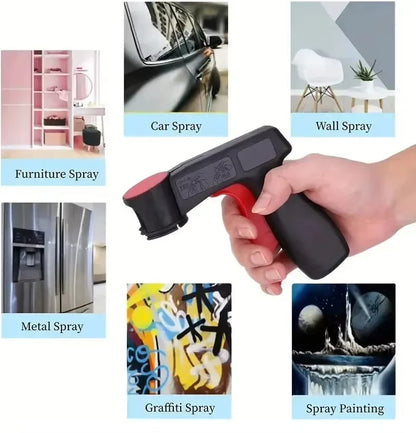 Portable Plastic Spray Paint Handle – Universal Reusable Hand Spray Gun for Car Color Changing & Film Pasting