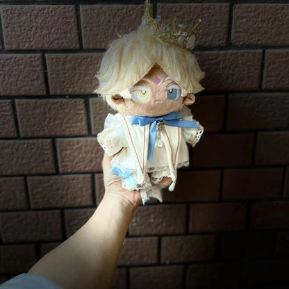Pure Vanilla Cookie Plush Doll 20cm – Dress-Up Cotton Stuffed Toy from Cookie Run: Kingdom, Cosplay Gift for Kids