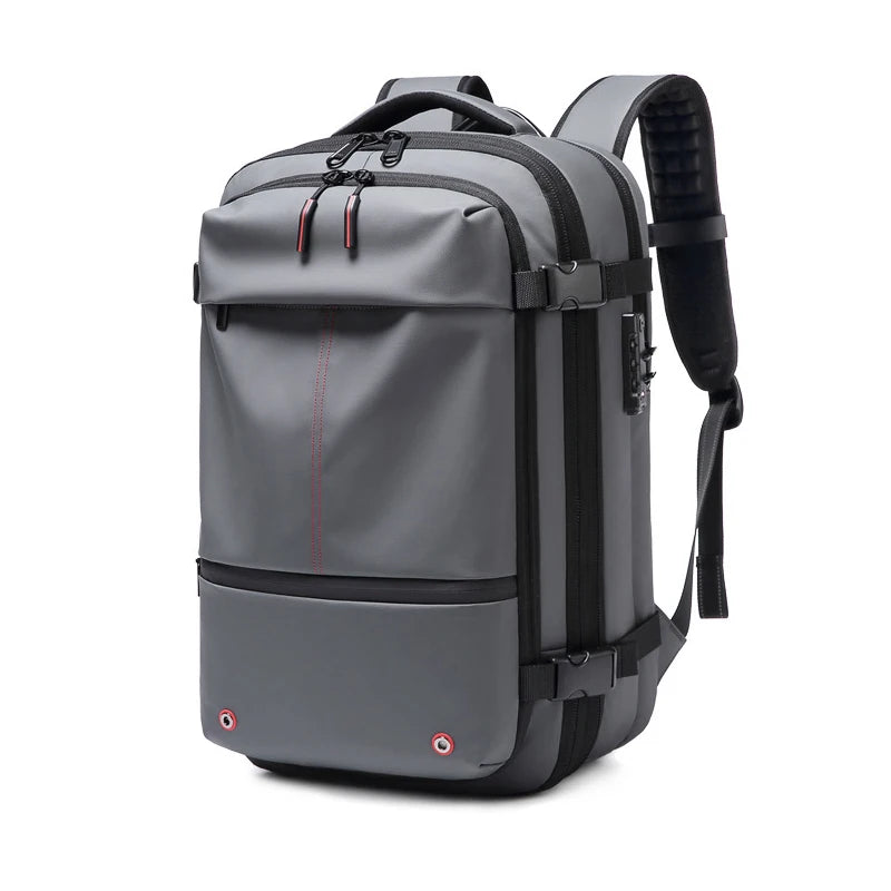 Men's Travel Backpack – Large Capacity 17-Inch Laptop Backpack, Business & Hiking Expandable School Bag