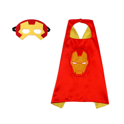 Kids Superhero Capes Costume Set for Boys (Ages 3–10) – Cartoon Dress-Up Capes for Parties, Playtime & Easter Gifts