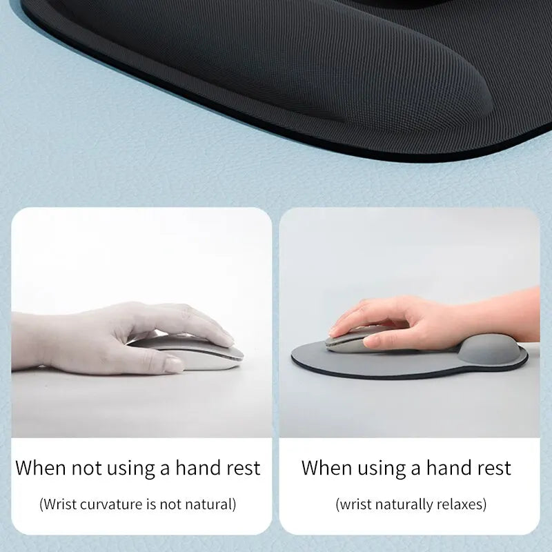 Colorful Large Thickened Wrist Mouse Pad: Non-Slip EVA Wrist Pad for Learning and Office Use