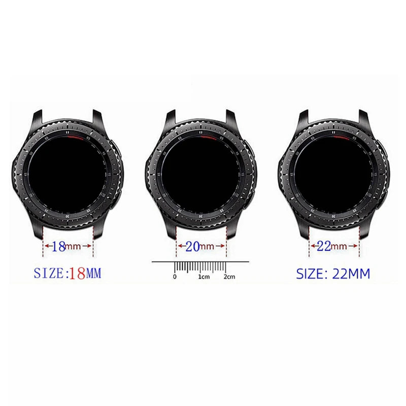 Braided Loop Watch Band – 18/20/22mm Parachute Style Strap for Garmin Venu/3/3S, Forerunner 265/265S/645, Samsung & Huawei GT Watches