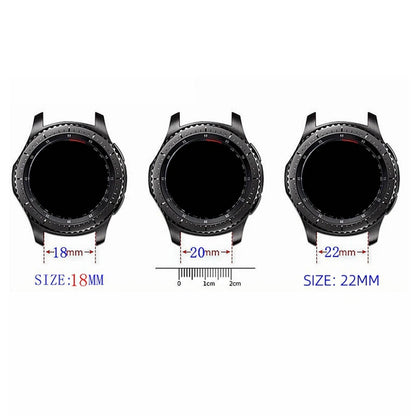Braided Loop Watch Band – 18/20/22mm Parachute Style Strap for Garmin Venu/3/3S, Forerunner 265/265S/645, Samsung & Huawei GT Watches
