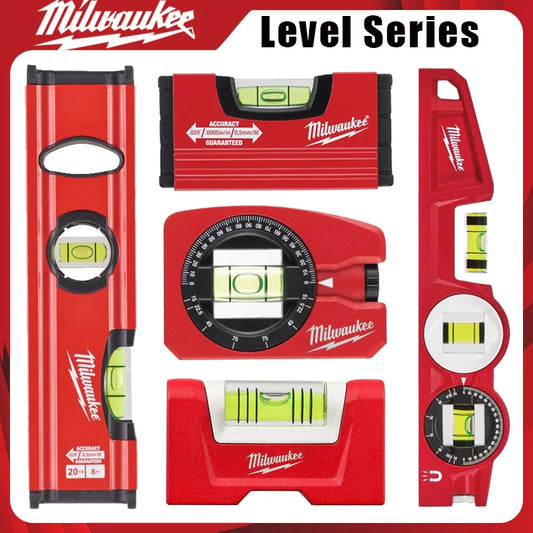 Milwaukee Premium Spirit Level & Angle Finder - High-Accuracy Construction, Plumbing & Woodworking Hand Tools