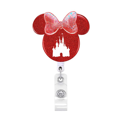 2023 Acrylic Retractable Nurse Badge Reel – Cute Anime Christmas ID Card & Key Holder Lanyard