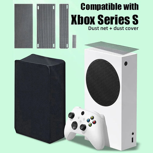4PCS Dustproof Mesh Filters for Xbox Series S — Removable & Washable Console Protective Case Kit