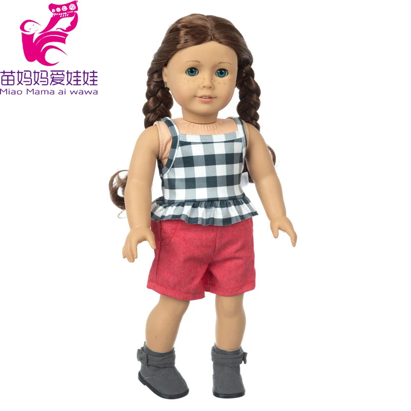 18-Inch Girl Doll Winter Coat – Jacket Outfit for 43cm Newborn Baby Dolls