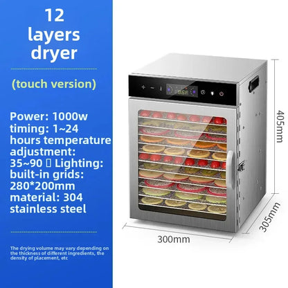 Beef Jerky & Fruit Dehydrator – Air Drying Machine for Snacks, Fruits, Vegetables & Pet Treats