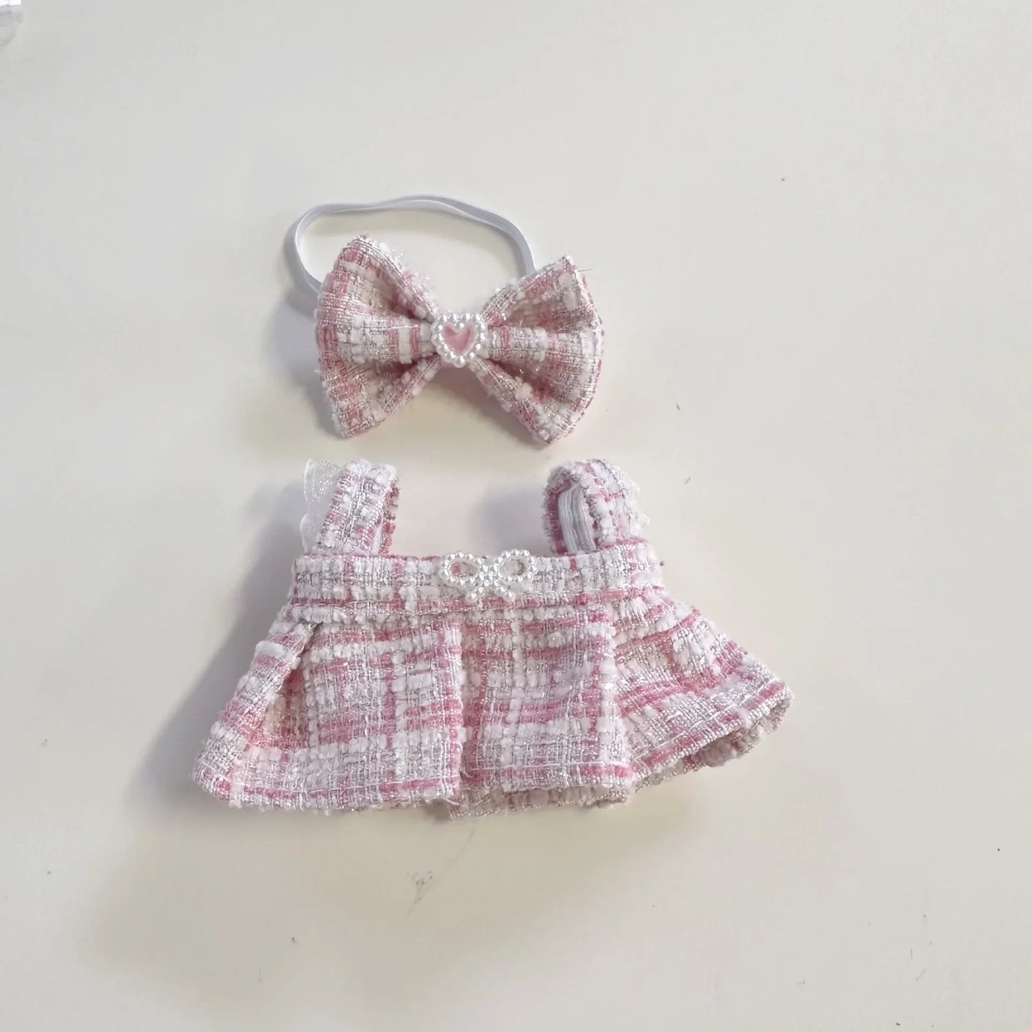 17cm Mini Plush Doll Clothes — Kpop EXO Labubu Idol Outfit Accessories Gift