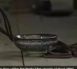 800ml Wukong Ceramic Gourd Cup - Ancient-Style Wine Gourd Set with Net Bag