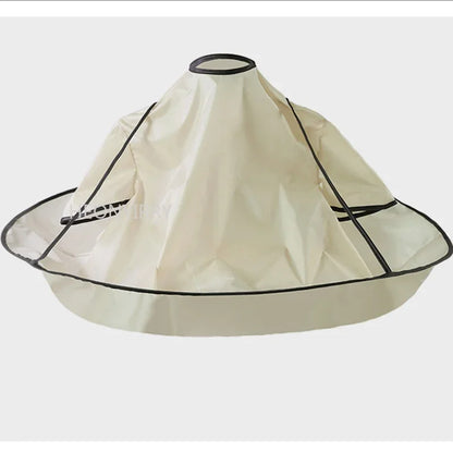 Waterproof Adult Hair Cutting Cape – Foldable Umbrella-Style Salon & Home Barber Cloak