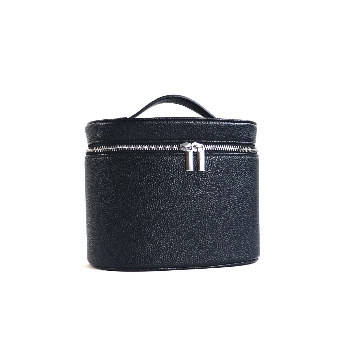 Custom Name Cosmetic Bag - Portable Large Capacity PU Leather Makeup Organizer with Internal Storage Box for Travel