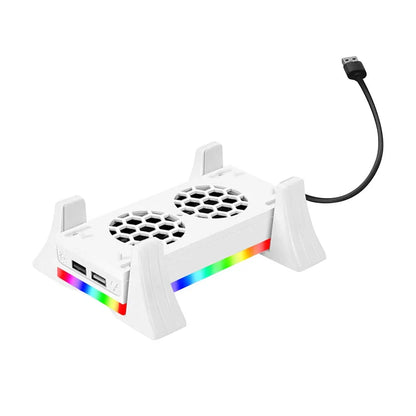 Vertical Stand for Xbox Series S – 3-Speed Cooling Fan with 2 USB Ports, Game Console Holder and Cooling Stand