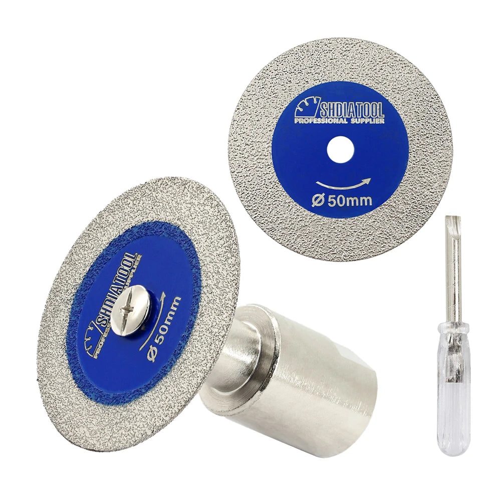 SHDIATOOL Carving Saw Blade - 30/40/50mm Diamond Cutting Disc with M14 Flange for Glass, Jade & Crystal Engraving