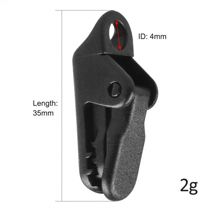 10pcs Tarp Awning Clamp Clips with Carabiner | Tent Snaps Hangers for Camping & Farming | Secure Lock Grip Clamp for Outdoor Use