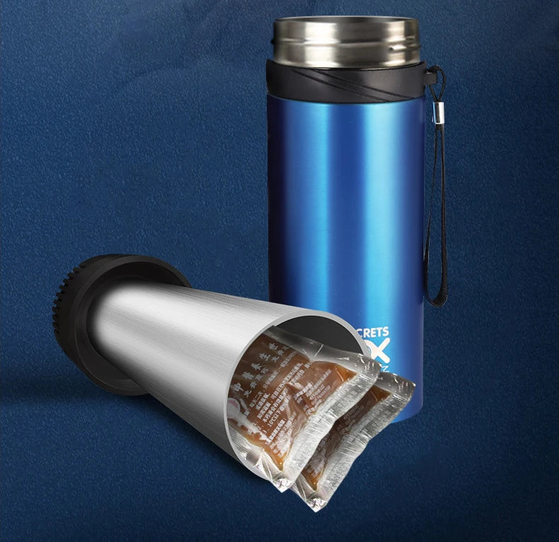 LCD Insulin Cooler Flask – Portable Outdoor Mini Vacuum Refrigerator for Medicine and Beverage Storage, Drug Cooler Fridge