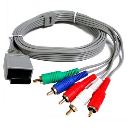 Wii AV RCA Cable 5RCA Audio Video Component Cable - HDTV Extension Cable for Nintendo Wii & Wii U Consoles