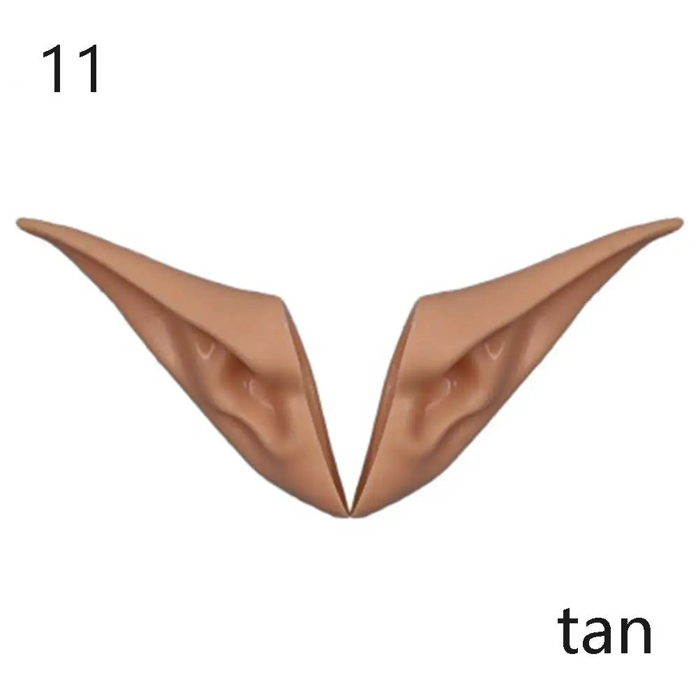 1/6 Doll Elf & Human Plastic Ears – White, Tan, Dark & Super Dark for 30cm Blyth Doll DIY Accessories
