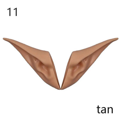 1/6 Doll Elf & Human Plastic Ears – White, Tan, Dark & Super Dark for 30cm Blyth Doll DIY Accessories