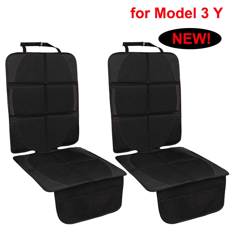 Tesla Model 3/Y Juniper 2026 Seat Protector - Oxford & PU Leather Baby and Child Car Seat Mat