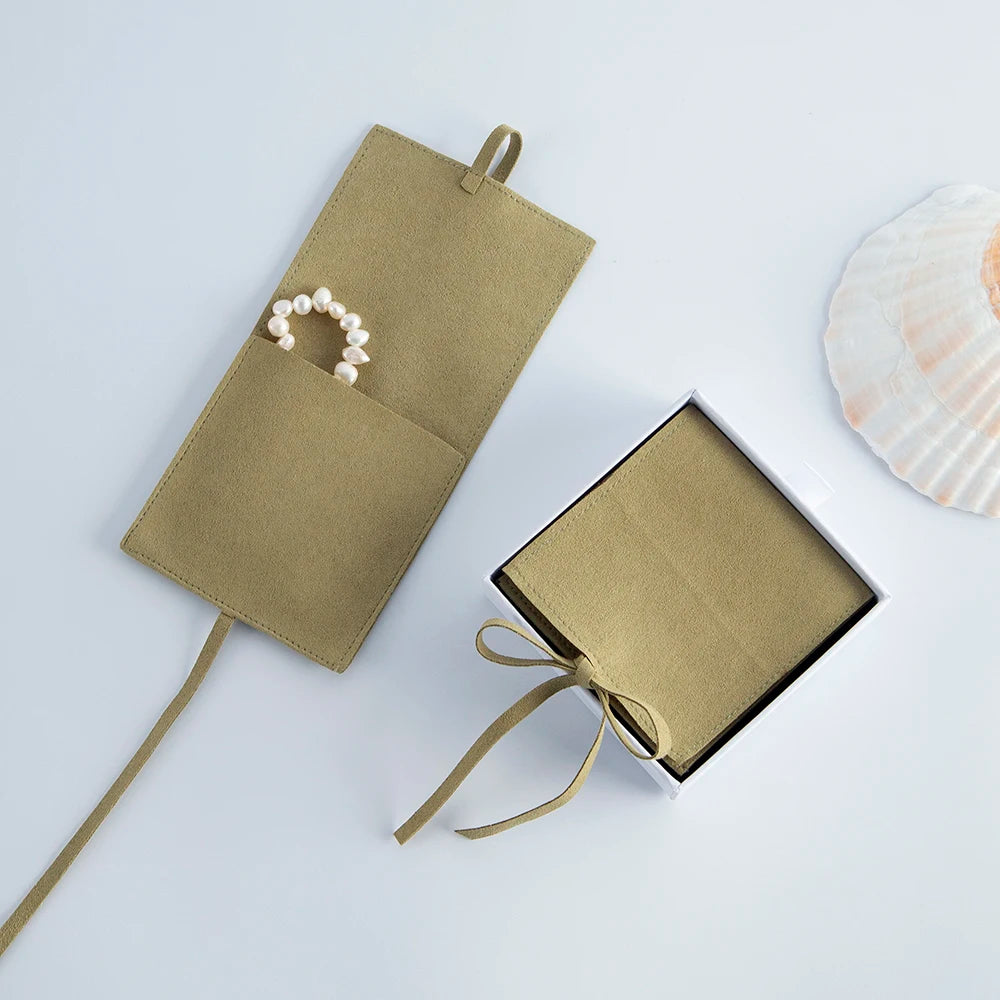 10PCS Velvet Jewelry Gift Pouches - Elegant Wedding Favor Bags & Microfiber Cosmetic Storage Bags
