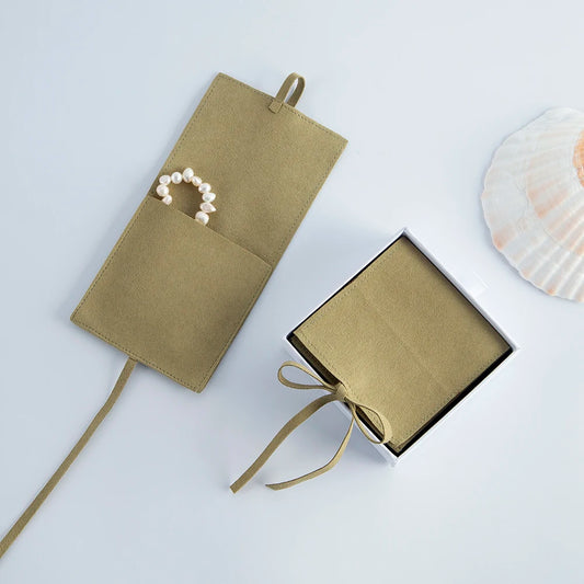 10PCS Velvet Jewelry Gift Pouches - Elegant Wedding Favor Bags & Microfiber Cosmetic Storage Bags