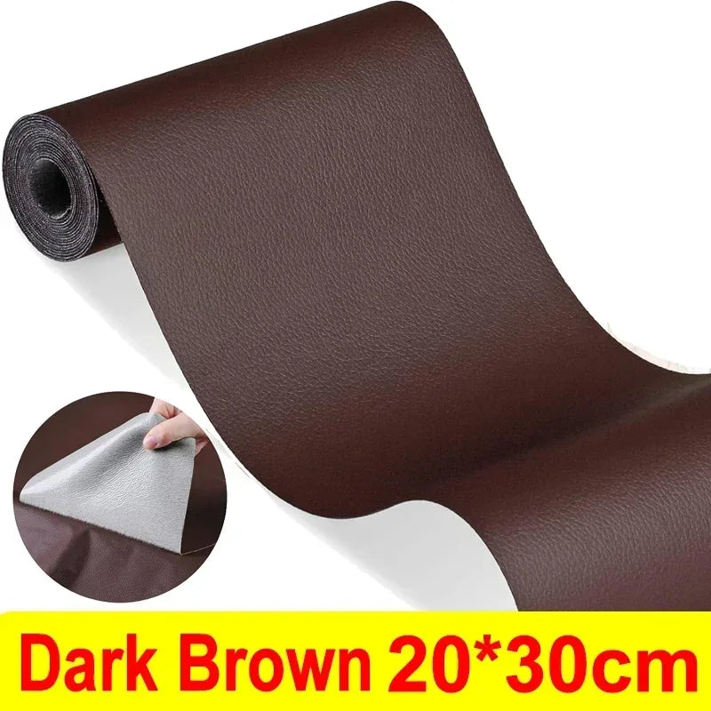 Self-Adhesive Leather Repair Tape - Cuttable Patch for Sofas, Furniture & Car Seats
