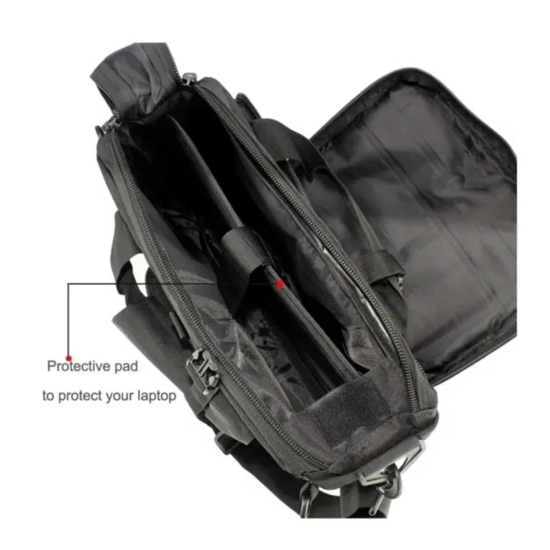 New Tactical Molle Backpack – Nylon Messenger Shoulder Bag, Laptop Briefcase, Outdoor