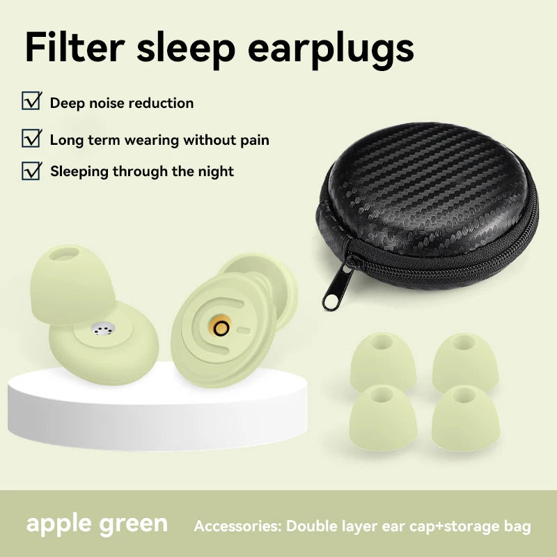 Soft Reusable Noise Reduction Earplugs – Hearing Protection for Concerts, Travel, Work & Sleep