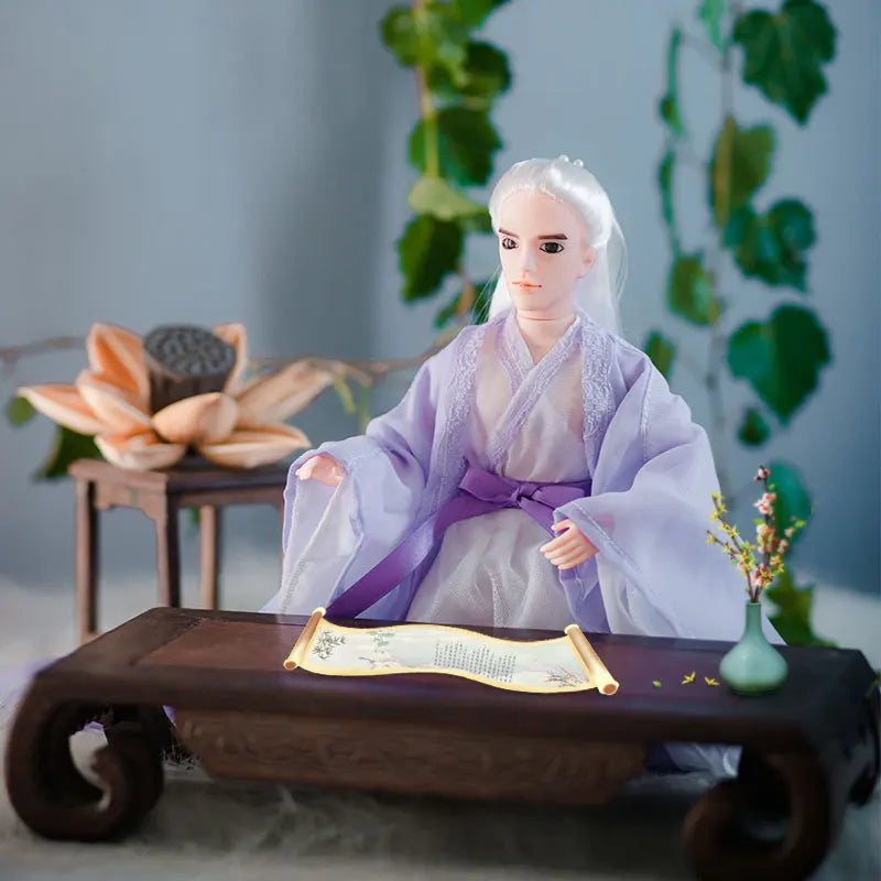 30cm 1/6 Prince Hero Man Doll – Chinese Ancient Costume Martial Arts Figure Desktop Decor Gift