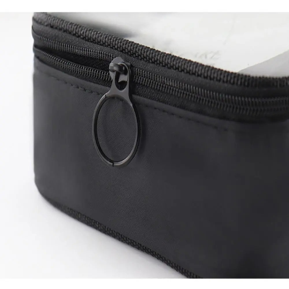 Transparent Travel Cosmetic Bag - Waterproof Zipper Makeup & Toiletry Organizer Case