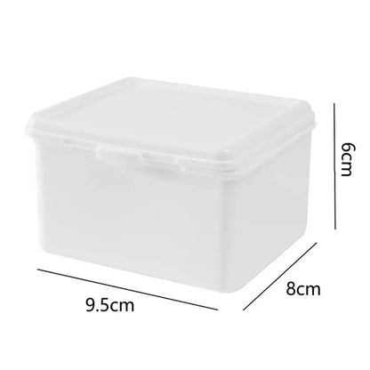 Kpop Photocard Storage Box – Transparent Acrylic Photo Card Organizer with Compartments Flip Case Protector