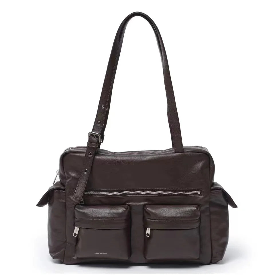 SAMO ONDOH Korean Medium Motorbike Crossbody Bag – Same Style as Song Yuqi