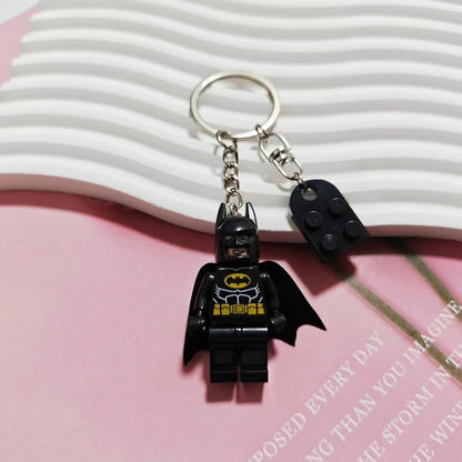 3D Fairy Star Bat Magnetic Keychain - Pink & Black Y2K Bow Key Ring Backpack Pendant Couple Gift