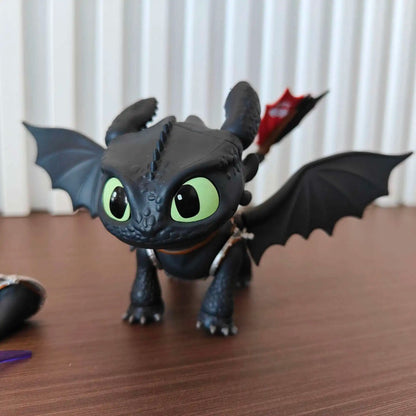 How to Train Your Dragon Anime Figure #2238 – Toothless & Light Fury Action Model Kit, Ornament Toy, Collectible Gift