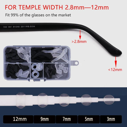 Eyeglass Retainer Set – Anti-Slip Silicone Ear Hooks for Glasses & Sunglasses