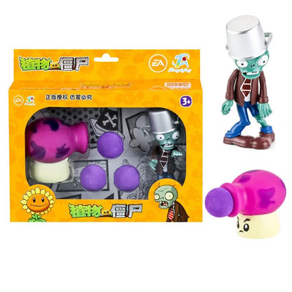 Plants vs Zombies 2 Toy Figure Set – Mechanical Shark & Wild West Gargantuar Game Character Collectible Gift