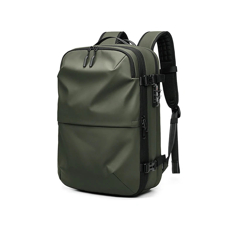 Men's Travel Backpack – Vacuum Compression, 17-Inch Laptop Backpack, Large Capacity Business & School Backpack, Expanded Hiking Bag