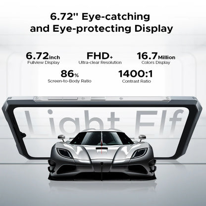 DOOGEE Blade GT Rugged Phone | 6.72'' FHD+, 120Hz LED Light, 12GB RAM, 256GB ROM, 5500mAh Battery, Android 14   2/2