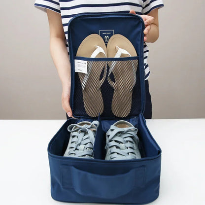 Multifunctional Waterproof Travel Bag – Portable Nylon Organizer for Shoes, Clothing, and Storage Pouch