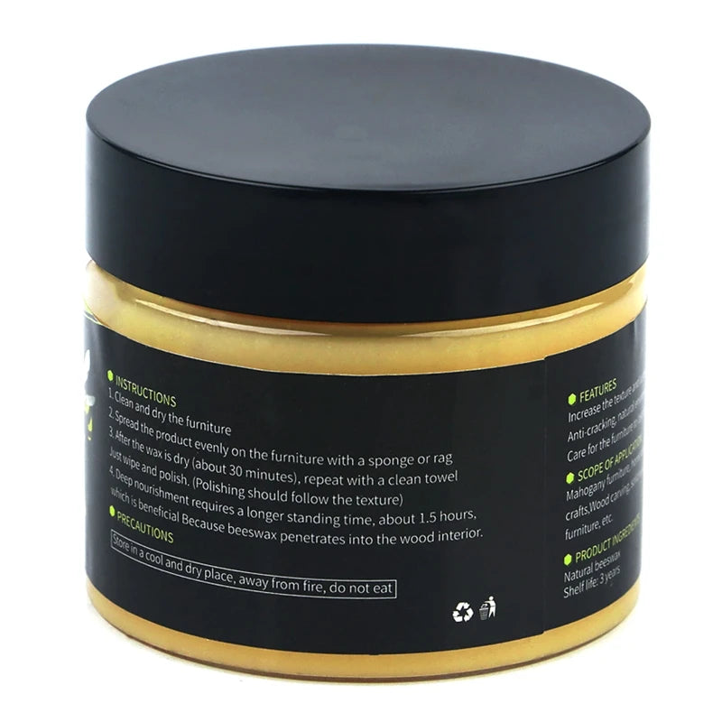 Solid Furniture Polishing Seasoning — Waterproof Care and Maintenance Cleaner