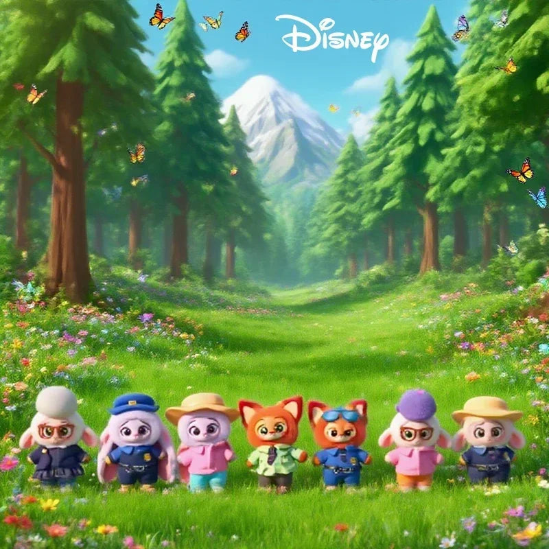 NEW 2026 Disney Zootopia Blind Box – Judy & Nick Vinyl Plush Cartoon Character Pendant, Trendy Toy Gift