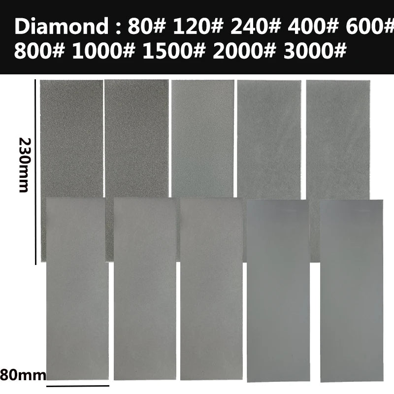 1000 Grit Diamond Plate Sharpening Stone – Large Whetstone for Professional Knife & Blade Sharpening, Apex Edge Tool